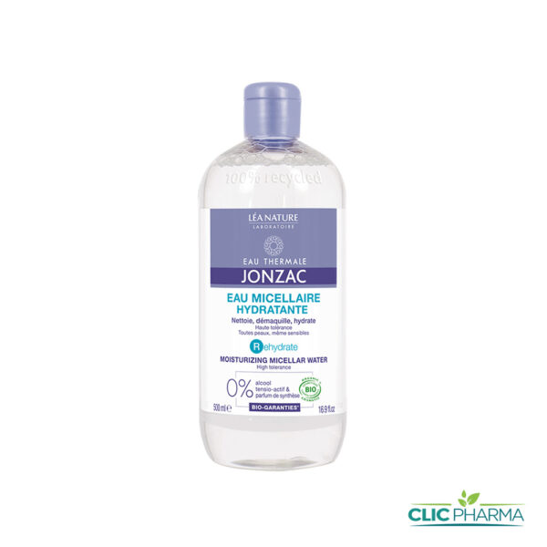 JONZAC EAU MICELLAIRE HYDRATANTE 500ML