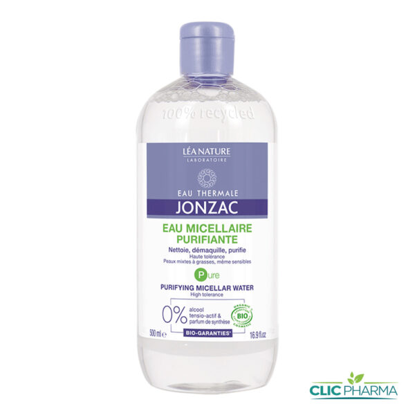 JONZAC EAU MICELLAIRE PURIFIANTE 500ML