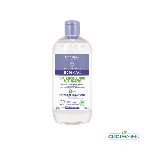 JONZAC EAU MICELLAIRE PURIFIANTE 500ML