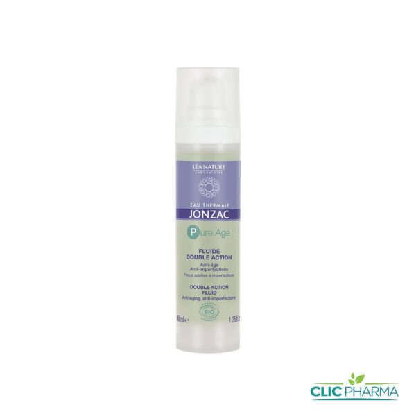 JONZAC PURE AGE FLUIDE DOUBLE ACTION 40ML