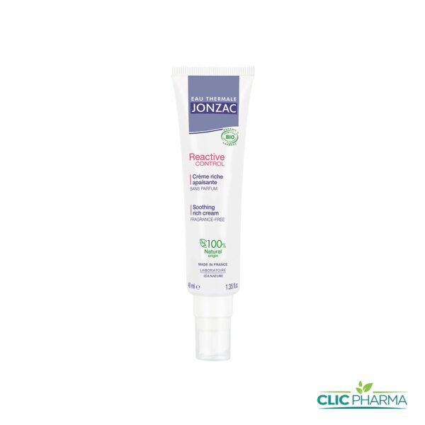 JONZAC REACTIVE CONTROL CRÈME RICHE APAISANTE 40ML