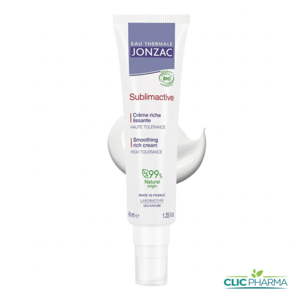 JONZAC SUBLIMACTIVE CREME RICHE LISSANTE ANTI-AGE 40ML