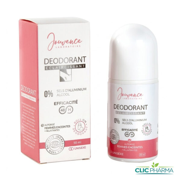 JOUVENCE DEODORANT ECLAIRCISSANT ROLL-ON 48H 50ML