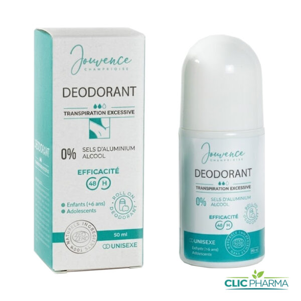 JOUVENCE DEODORANT TRANSPIRATION EXCESSIVE ROLL-ON 48H 50ML