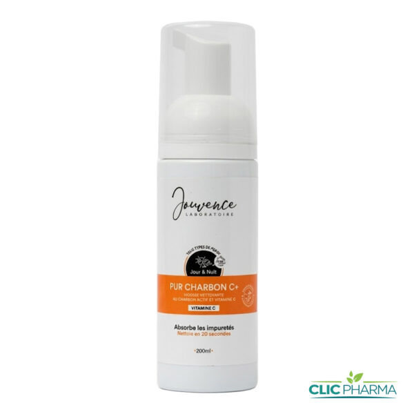 JOUVENCE MOUSSE NETTOYANTE PUR CHARBON C+  150ML