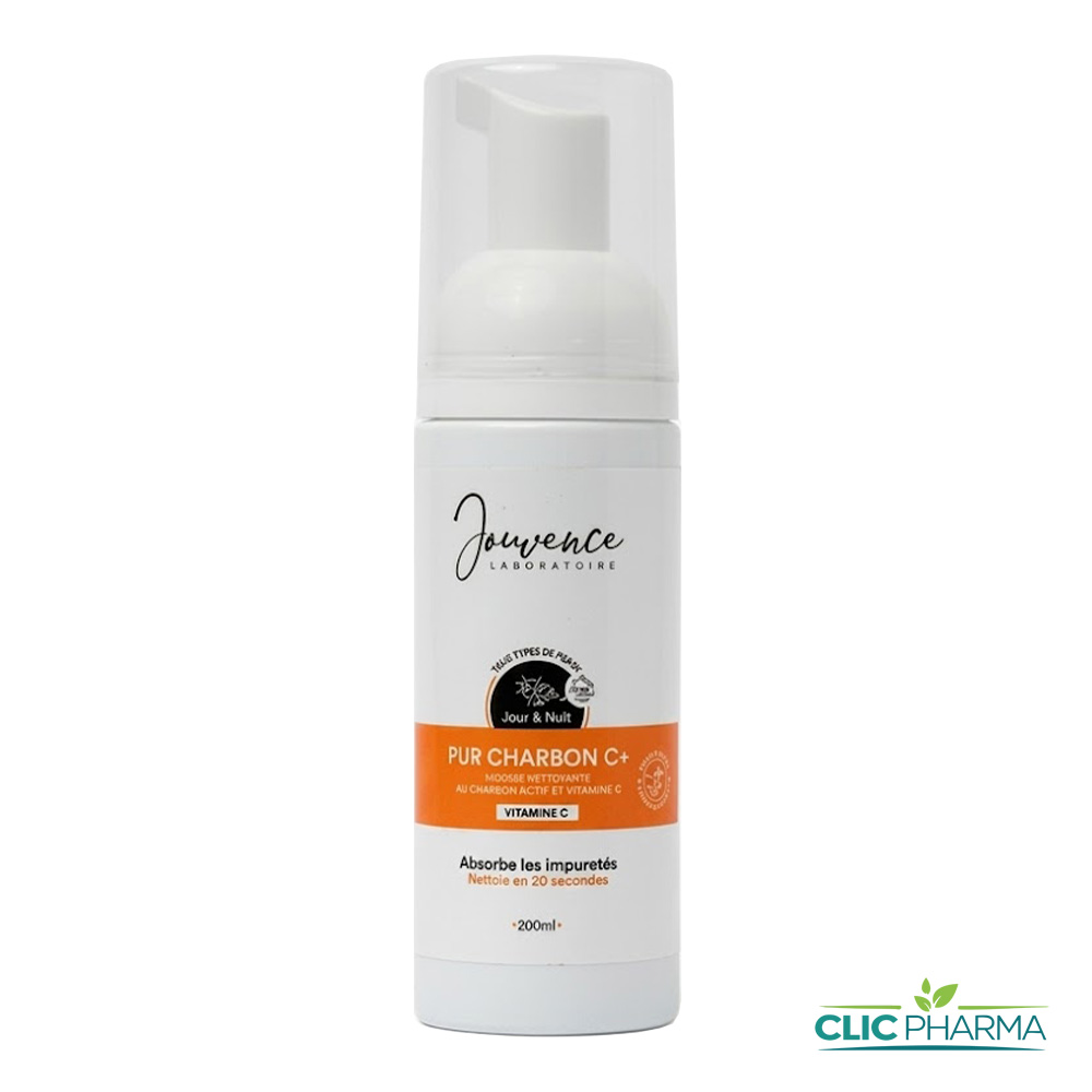 JOUVENCE PUR CHARBON MOUSSE NETT 150ML
