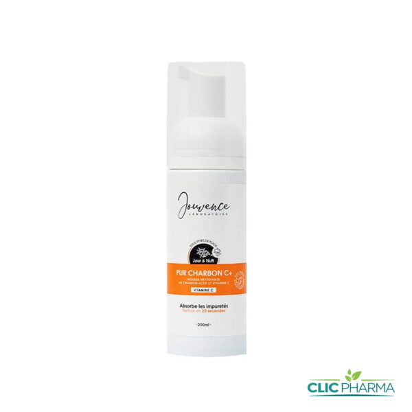 JOUVENCE MOUSSE NETTOYANTE PUR CHARBON C+  150ML