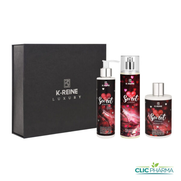 K-REINE COFFERT SECRET D'AMOUR (BRUME +HUILE JOJOBA +GEL DOUCHE)