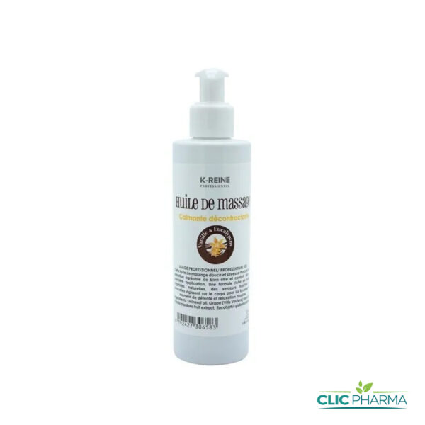 K-REINE HUILE DE MASSAGE VANILLE EUCALYPTUS 200ML