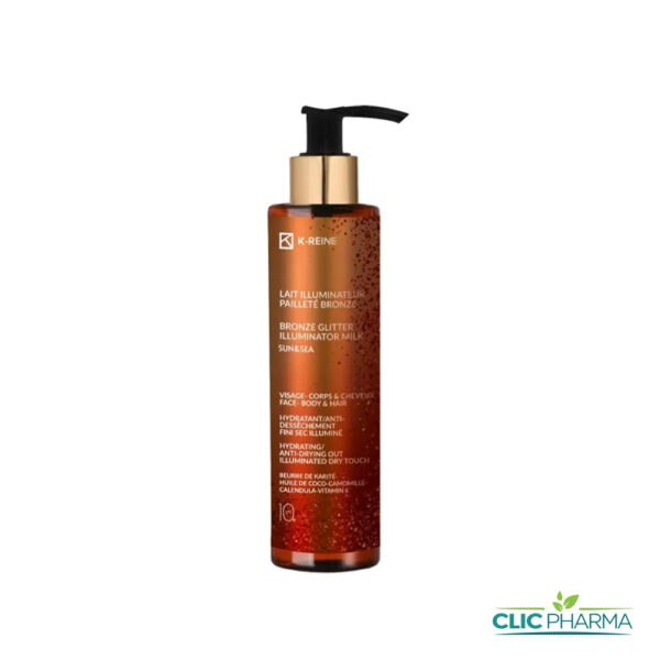 K-REINE LAIT ILLUMINATEUR PAILLETÉ BRONZE CHEVEUX ET CORPS 150ML