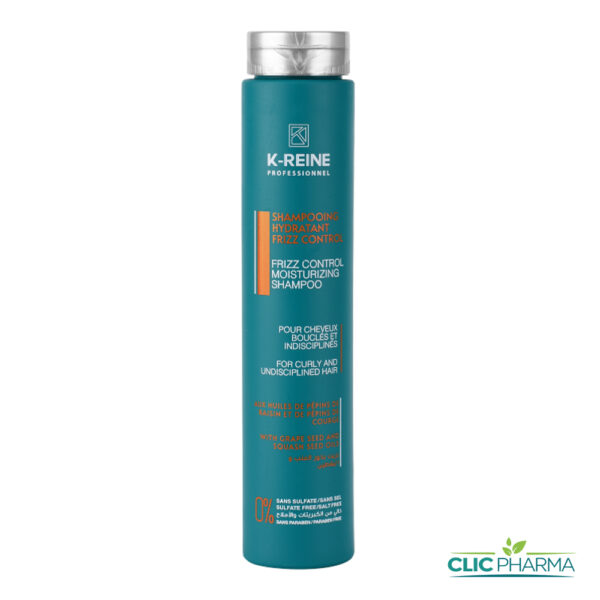 K-REINE SHAMPOING HYDRATANT FRIZZ CONTROL CHEVEUX BOUCLES 270ML
