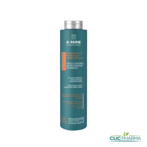 K-REINE SHAMPOING HYDRATANT FRIZZ CONTROL CHEVEUX BOUCLÉS 500ML