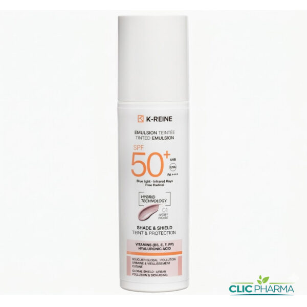 K-REINE SUN EMULSION TEINTEE IVORY 01 SPF50+50ML