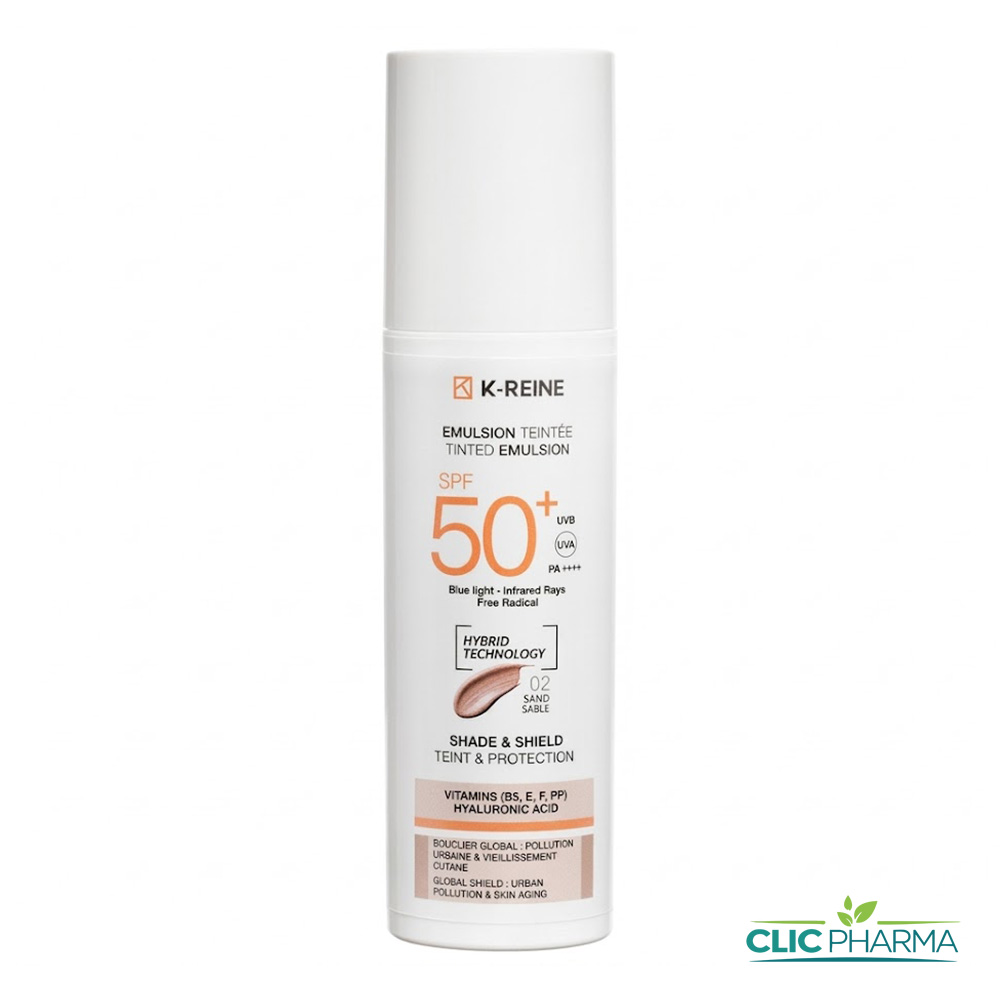 K-REINE SUN EMULSION TEINTE SAND 02 SPF50+50ML