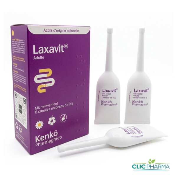 KENKO LAXAVIT ADULTE (6 CANULES UNIDOSES 9G)