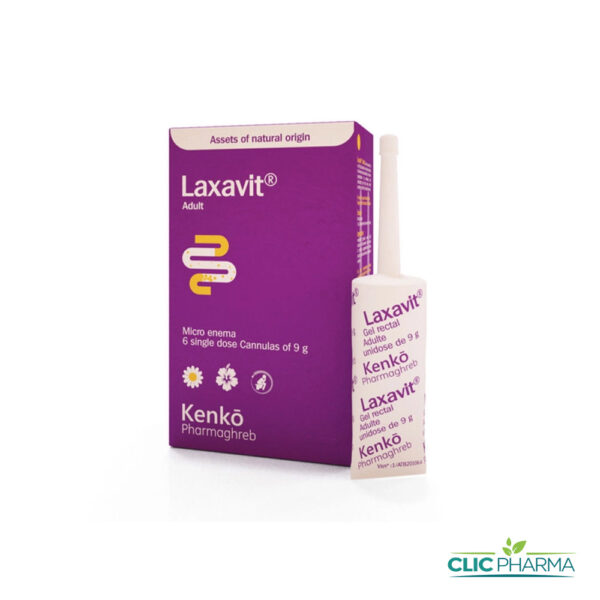 KENKO LAXAVIT ADULTE (6 CANULES UNIDOSES 9G)