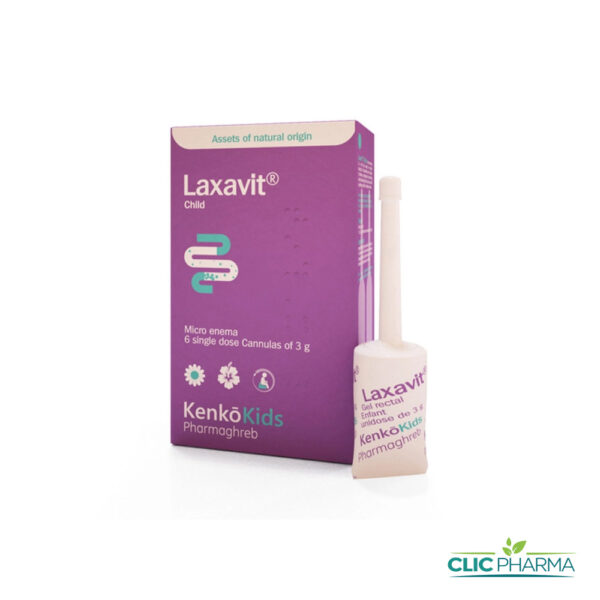 KENKO LAXAVIT ENFANT (6 CANULES UNIDOSES 3G)
