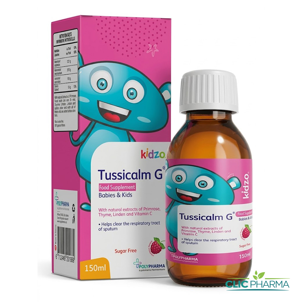 KIDZO TUSSICALM G BEBE ET ENFANT SIROP 150ML
