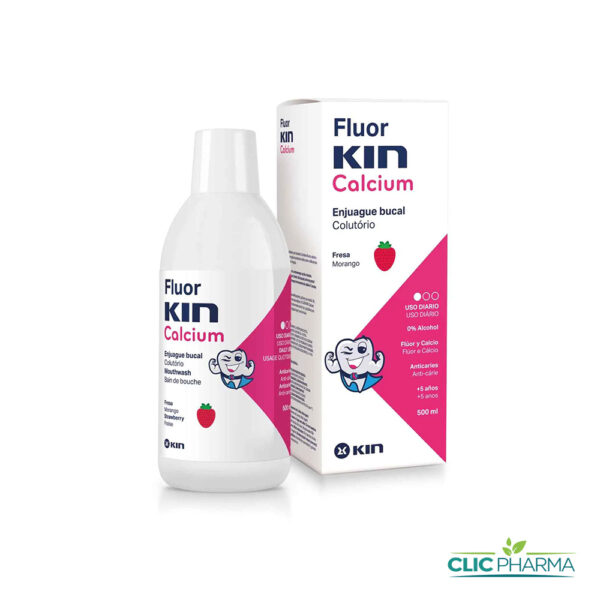 KIN FLUOR CALCIUM BAIN DE BOUCHE 500ML