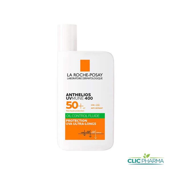 LA ROCHE POSAY ANTHELIOS UVMUNE400 FLUIDE OIL CONTROL ECRAN SPF50+ 50ML