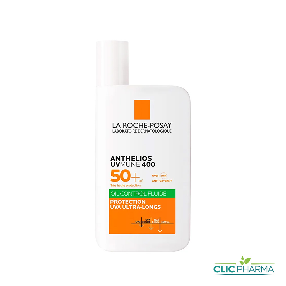 LA ROCHE POSAY ANTHELIOS UVMUNE400 FLUIDE OIL CONTROL ECRAN SPF50+ P G SENS 50ML