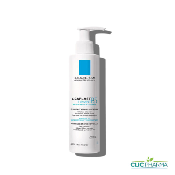 LA ROCHE POSAY CICAPLAST B5 GEL LAVANT POMPE 200ML