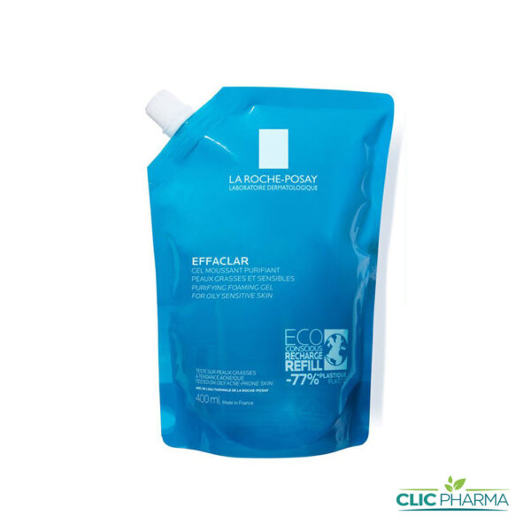 LA ROCHE POSAY EFFACLAR GEL MOUSSANT PURIFIANT ( ECO-RECHARGE) 400ML