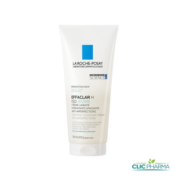 LA ROCHE POSAY EFFACLAR H ISO-BIOME CRÈME LAVANTE HYDRATANTE 200ML