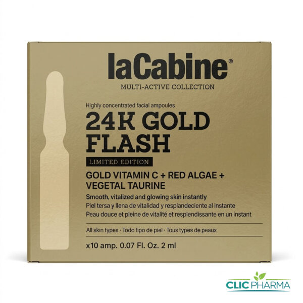 LACABINE 24K GOLD FLASH (10 AMPOULES X 2ML)
