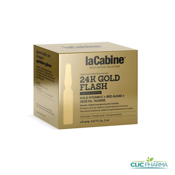 LACABINE 24K GOLD FLASH (10 AMPOULES X 2ML)
