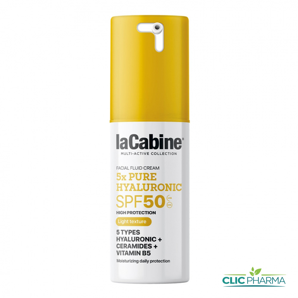 LACABINE ECRAN FLUID 5X PURE HYALURONIC SPF50 30ML