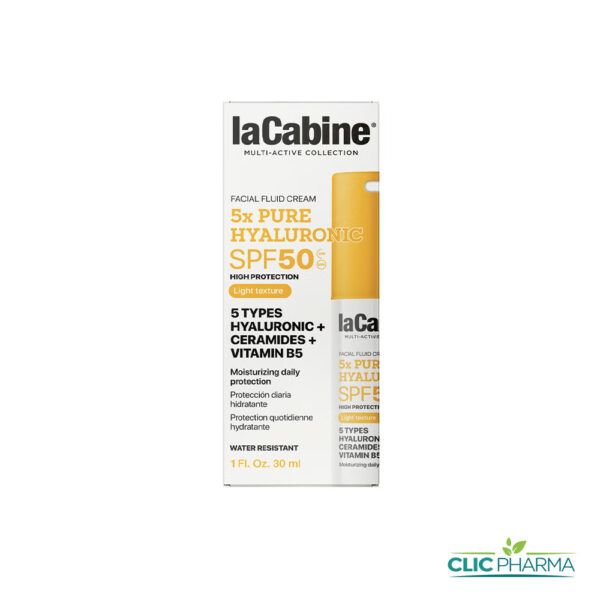 LACABINE ECRAN FLUID 5X PURE HYALURONIC SPF50 30ML