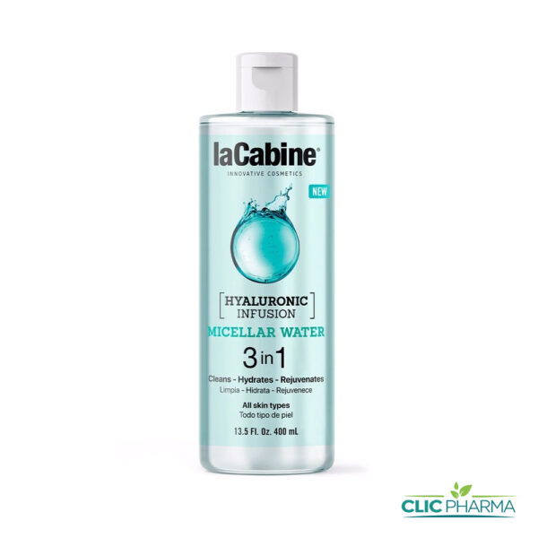 LACABINE HYALURONIC INFUSION EAU MICELLAIRE 3en1 400ML