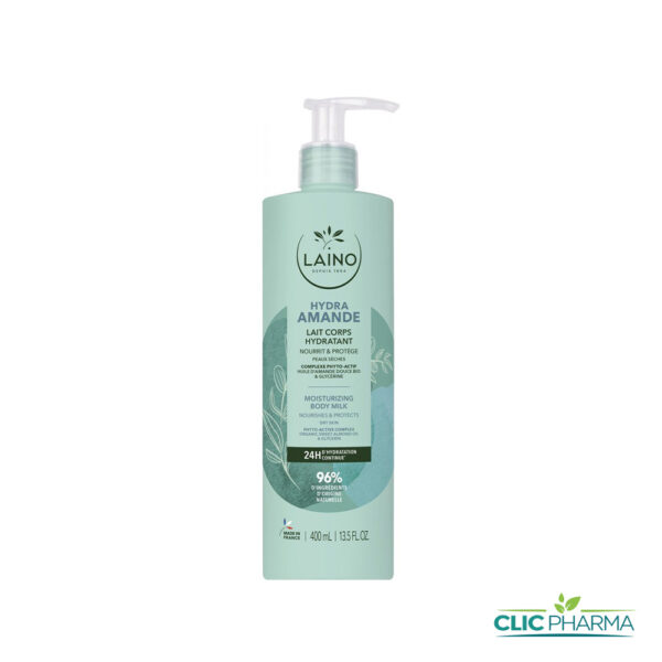 LAINO LAIT DE CORPS HYDRATANT DOUCEUR AMANDE 400ML