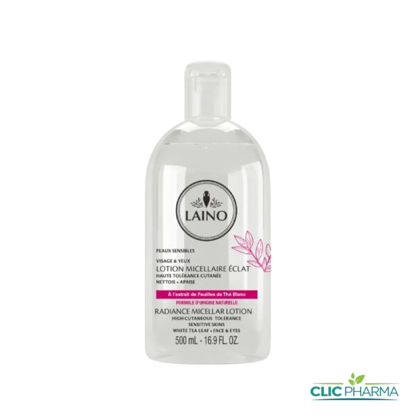LAINO LOTION MICELLAIRE ÉCLAT VISAGE YEUX 500ML