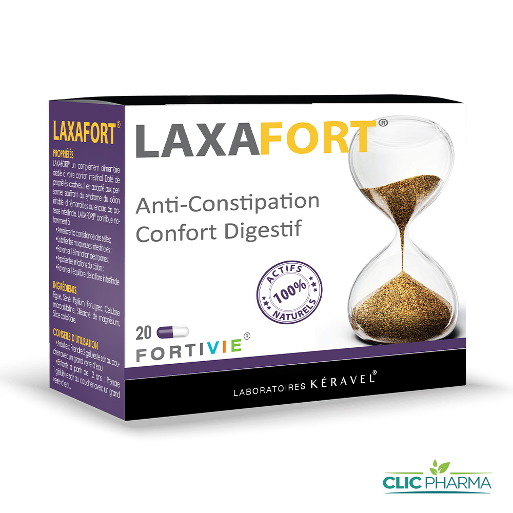 LAXAFORT CONFORT DIGESTIF GELULES B 20