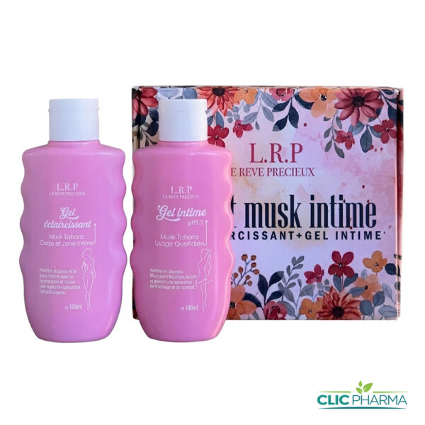 LRP LE REVE PRECIEUX COFFRET MUSK INTIME (GEL ECLAIRCISSANT 100ML + GEL INTIME 100ML)