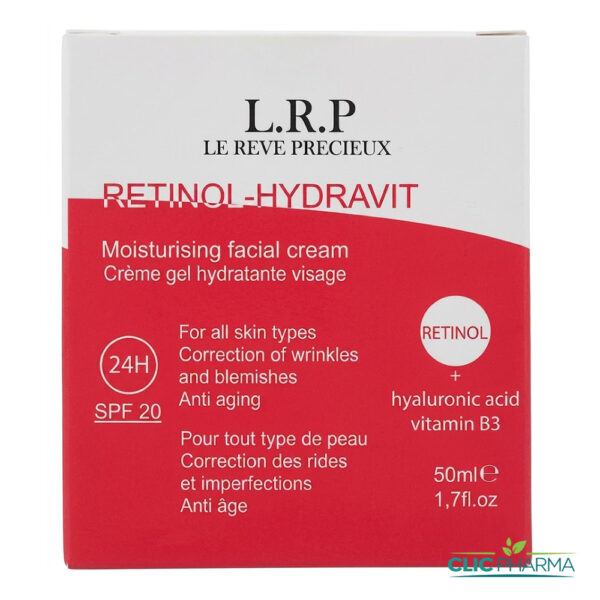 LRP LE REVE PRECIEUX RETINOL - HYDRAVIT SPF20 50ML