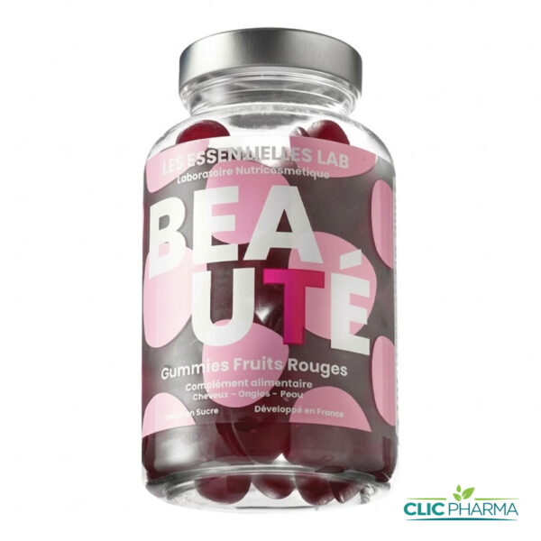 LES ESSENTIELLES LAB BEAUTE GUMMIES FRUITS ROUGE (60 GUMMIES)
