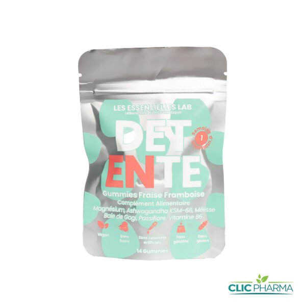 LES ESSENTIELLES LAB DETENTE GUMMIES MINI FRAISE FRAMBOISE (14 GUMMIES)