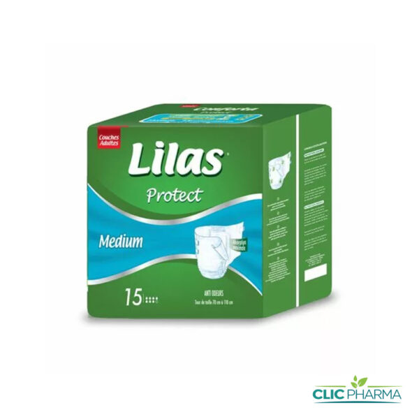 LILAS COUCHES ADULTES MEDIUM (15 COUCHES)