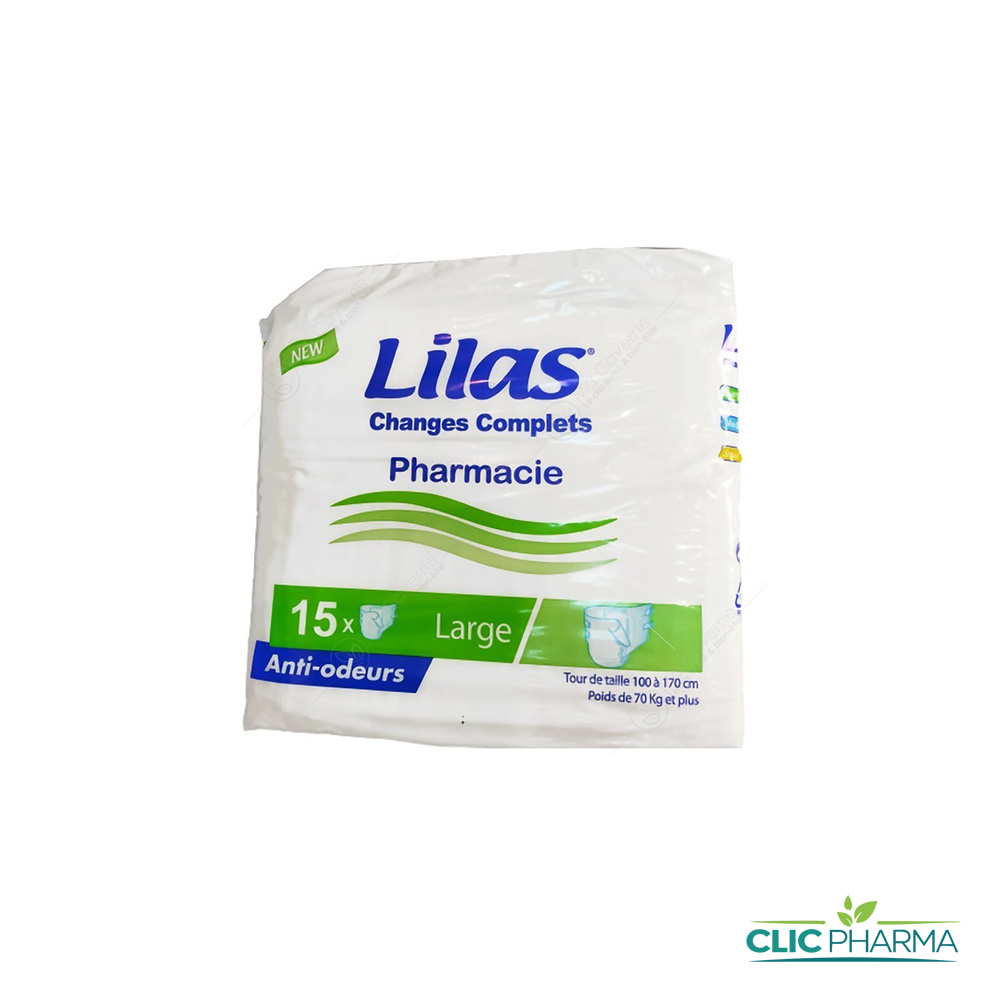 LILAS COUCHE ADULTE LARGE PHARMACIE