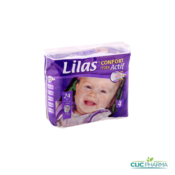 LILAS COUCHE BÉBÉ CONFORT T4 9-18 KG (24 COUCHES)