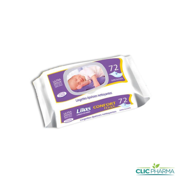 LILAS LINGETTES BÉBÉ (72 LINGETTES)