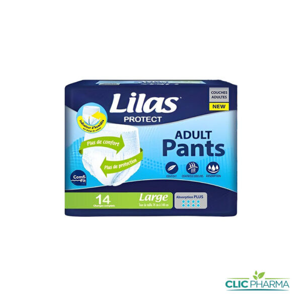 LILAS PANTS ADULTES LARGE (14 COUCHES)