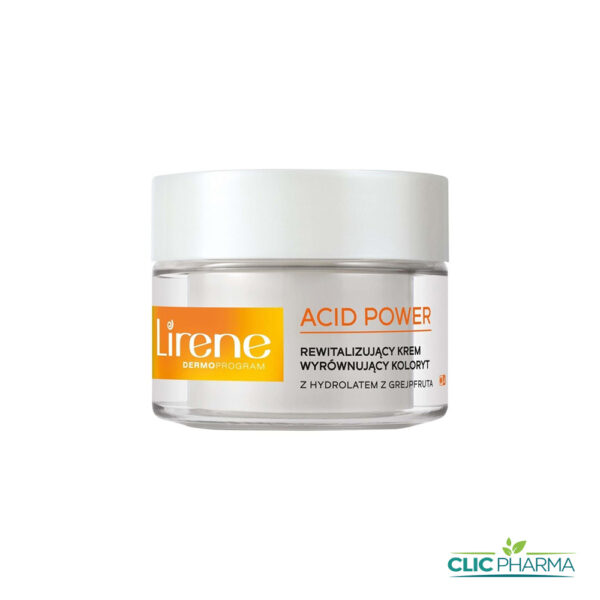 LIRENE - ACID POWER CRÈME TONIFIANTE & REVITALISANTE 50ML