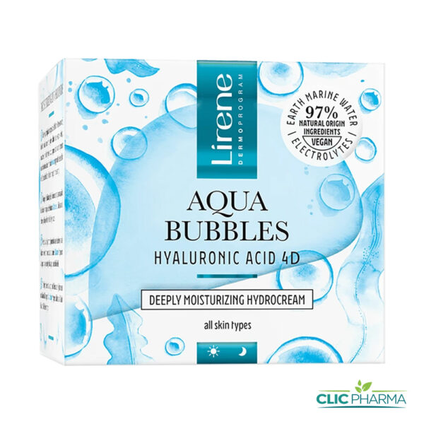 LIRENE AQUA BUBBLES HYDRO CREME HYDRATANTE 50ML