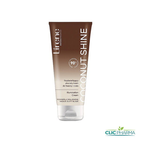 LIRENE COCONUT CRÈME ILLUMINATRICE DORÉE (CORPS ET VISAGE) 150ML