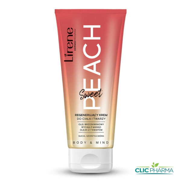 LIRENE CREME REGENERANTE CORPS ET VISAGE PECHES 200ML