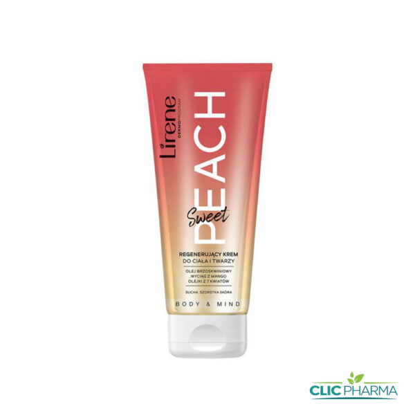 LIRENE CRÈME RÉGÉNÉRANTE CORPS ET VISAGE PECHES 200ML